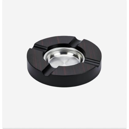 Round cigar ashtray Ebony – 523663